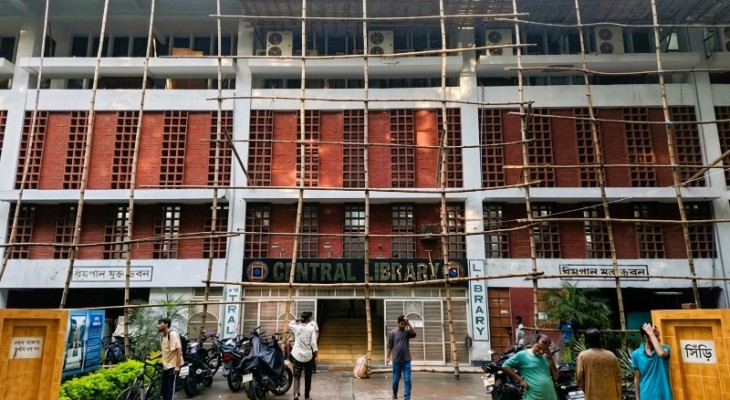 ৬২ বছর পর রাবির গ্রন্থাগারে লিফট,হচ্ছে ‘ডিজেবল কর্নার’